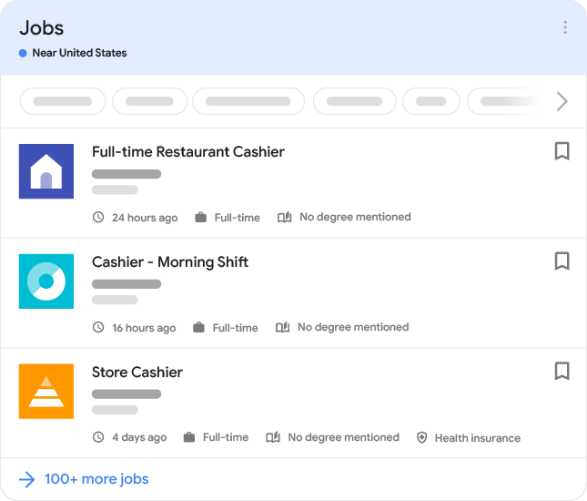 Jobs enriched search result